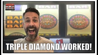 BIG WIN on TRIPLE DIAMOND! Older Slots pay big money! screenshot 4