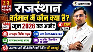 राजस्थान में कौन क्या जून 2026 अपडेट | राजस्थान में कौन क्या | #Rajasthan_Kon_kya_2026 | SHIV SIR