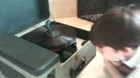 Webcor model F 1024-1 record player -- fully restored