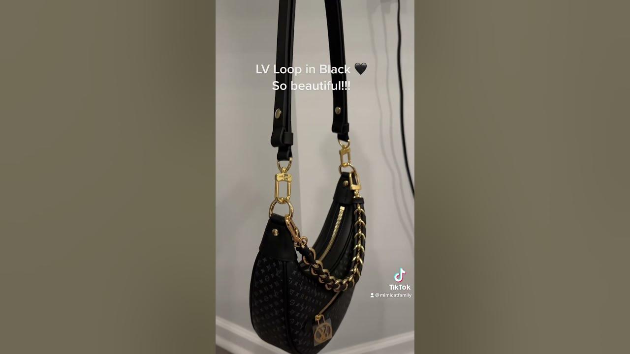 Louis Vuitton Loop bag in black! She's so gorgeous 🖤 