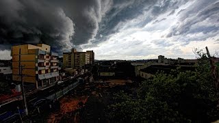 HDR Timelapse - Campo Bom 14oct2015 - Shelf clouds | Hail