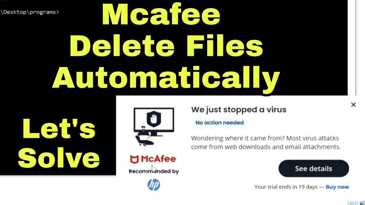 How To Stop Mcafee From Deleting Files