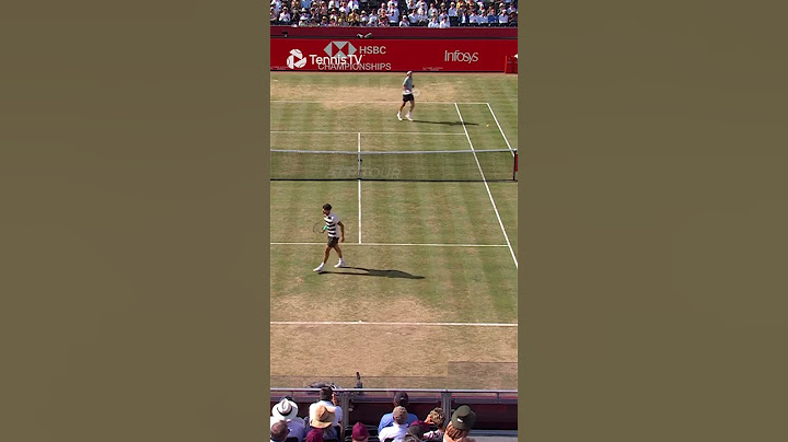 Cheeky Alcaraz Serve & Volley 👀