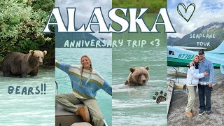 ALASKA VLOG: anniversary trip, saw bears, hiked to see a glacier, & more!!!