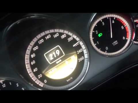 Mercedes E250 Hız Testi