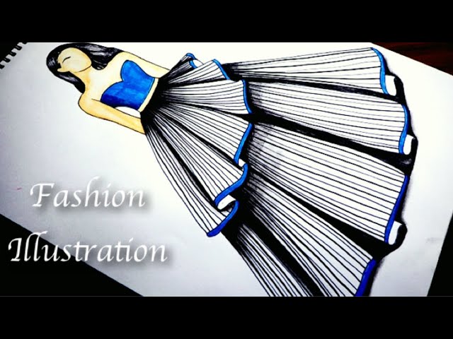 Buy Dress Sketch Online In India - Etsy India