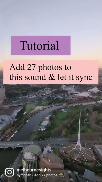 Add 27 photos to this sound & let it sync tutorial