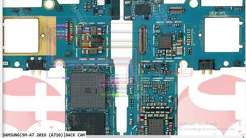 Samsung A7 2016 SM A710 BACK CAMERA Notwarking Error Not Open Problem Hardware Solution