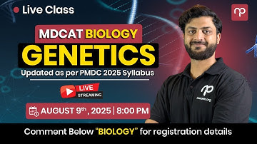 FREE Genetics LIVE Class | MDCAT Biology