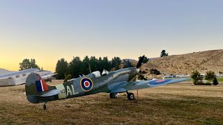 Spitfire Mk IXc & P51D Mustang at Warbirds over Wanaka 2024
