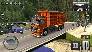 KEREN MOBIL TRUK TRONTON PASIR FUSO DAN HINO 500. BUSSID MOBIL SIMULATOR screenshot 4