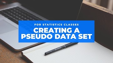 Creating a Pseudo Data Set to be used for Statistical Data Analysis in Statistics Class