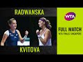 Agnieszka Radwanska vs. Petra Kvitova | Full Match | 2015 WTA Finals Singapore Final