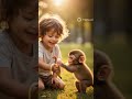 Chhota Sa Ehsaan, Bari Khushi#EmotionalStory#MonkeyStory#Humanity#Shorts #monkey