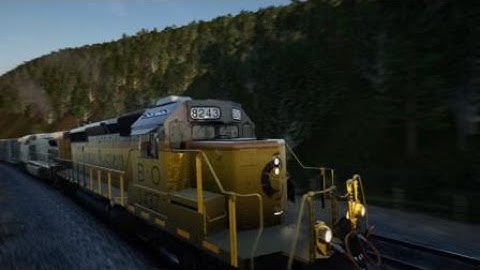 Chessie system leads train in Train Sim World 2