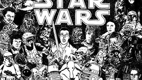 Inking an AVGN Title Card - Angry Video Game Nerd - by Mike Matei #MikeMatei