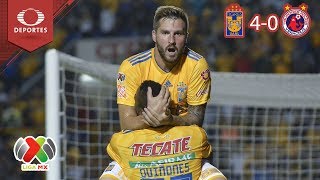 Tigres Regresa A La Victoria Tigres 4 - 0 Veracruz Apertura 2018 - J6 Televisa Deportes