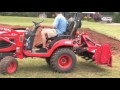 How To Till and Rotovate Your Garden With A Subcompact Tractor/Kubota BX