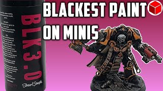 Painting Miniatures with the Blackest Black Acrylic Paint - Black 3.0