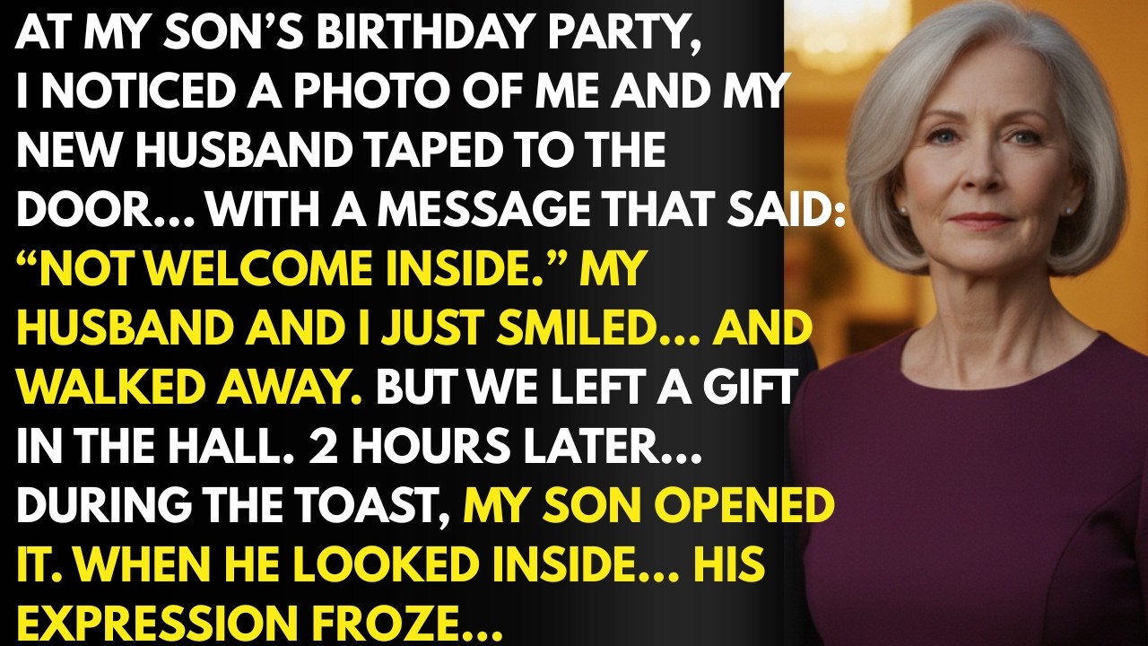 My Son Refused To Let Me And My New Husband Into His Party, But One Gift Changed The Entire Night
