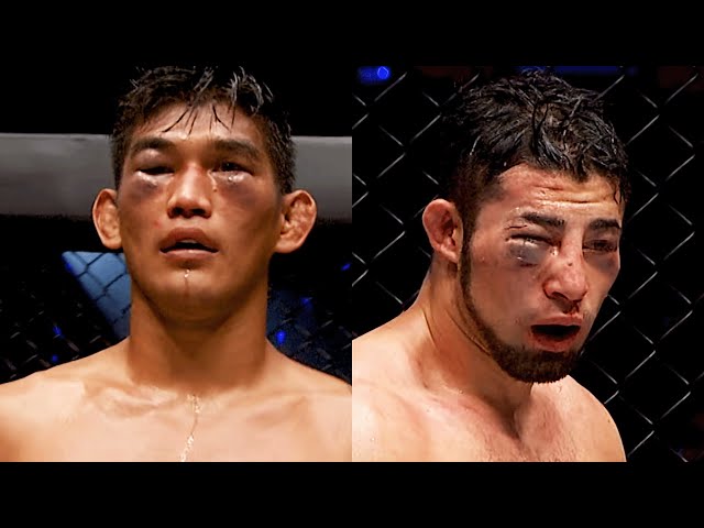 The MOST BRUTAL FIGHT IN ONE? 😱😵 Aung La N Sang vs. Ken Hasegawa class=