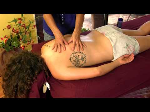 Back Massage Therapy, How To Body Massage With Oil Techniques With Athena Jezik