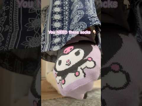 Office POV: Kuromi Socks Pt. 2 | Public Reveal ASMR edition 💜 #shorts