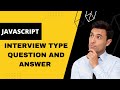 JavaScript Interview type question #shorts #javascript #interview #question