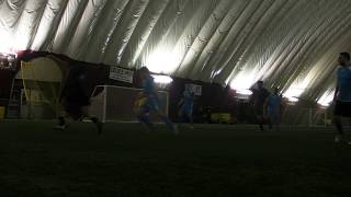 Canadian Corporate (Indoor Footy) Soccer league :dribbling my way to the  Burnley FC2 4-3 win! screenshot 1