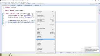 == and equals method in Java with Example Profile