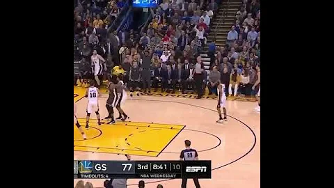 This moment when Steph, Klay & KD were all open at the same time, but pointed at each other #shorts