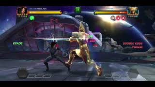 Alliance war new map path 8 node 8 Quake vs Heimdall with flow MCoc