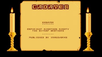 Cadaver (Amiga 50Hz) - Intro