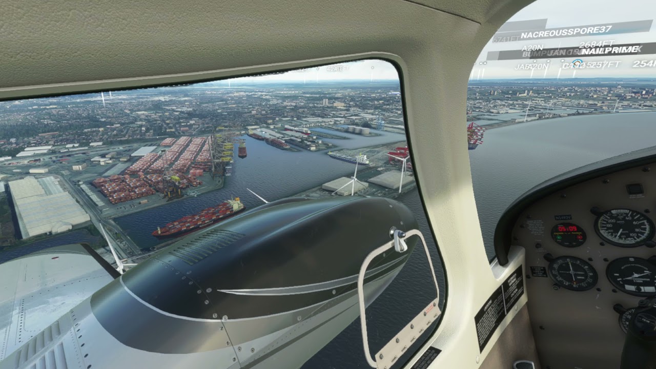 VR Tour - Liverpool in MSFS 2020.