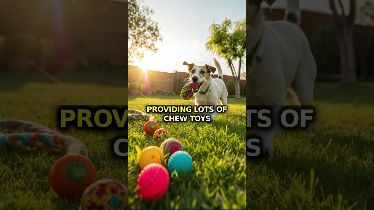 Here’s how to stop your dog from chewing everything… 