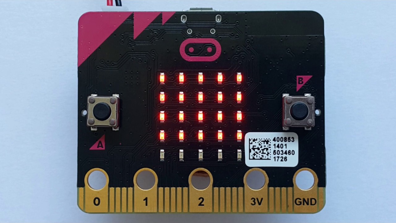 13 BBC Microbit 利用巢狀迴圈控制LED點亮順序 - YouTube