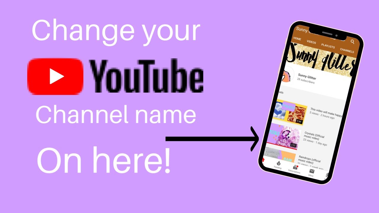 How to change your YouTube channel name on iPhone YouTube
