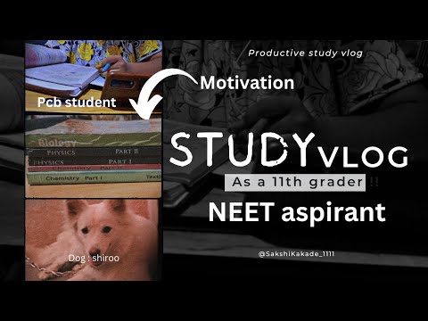 The Best MOTIVATION !!!...Study vlog as a neet aspirant !!