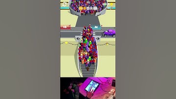 Escalators Extremely Funny Gameplay #1291 #shorts #funny #satisfying