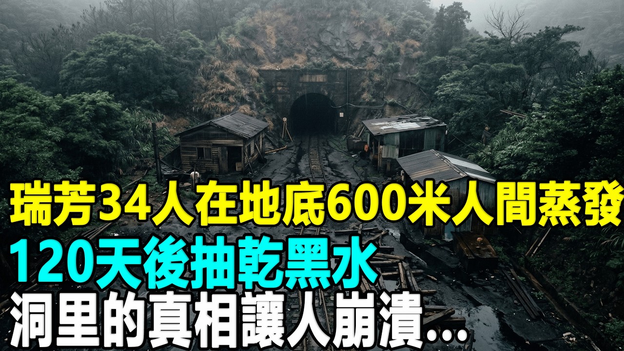 瑞芳34人除夕前在地底600米人間蒸發，120天後抽乾黑水...爛泥裡伸出一隻戴著「雷達表」的手，阿母當場哭暈...