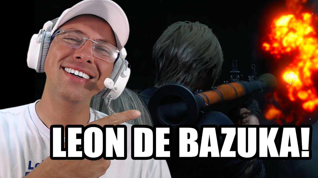 JOGUEI COM O LEON DE BAZUKA ANTES DO LANÇAMENTO DE RE9: REQUIEM - RESIDENT EVIL 4 REMAKE.