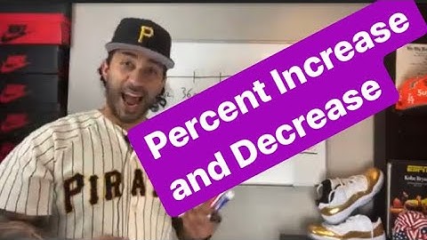 Percent Increase and Decrease with Double Number Lines - Mr. Dones