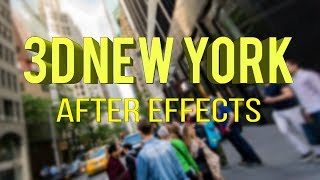 3D New York в After Effects