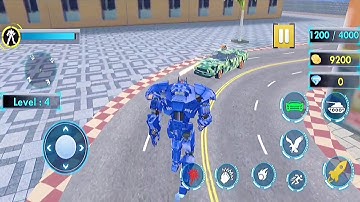 Tank Robot Game 2020 – Police Eagle Robot Car Game | Transformation Robot Battle