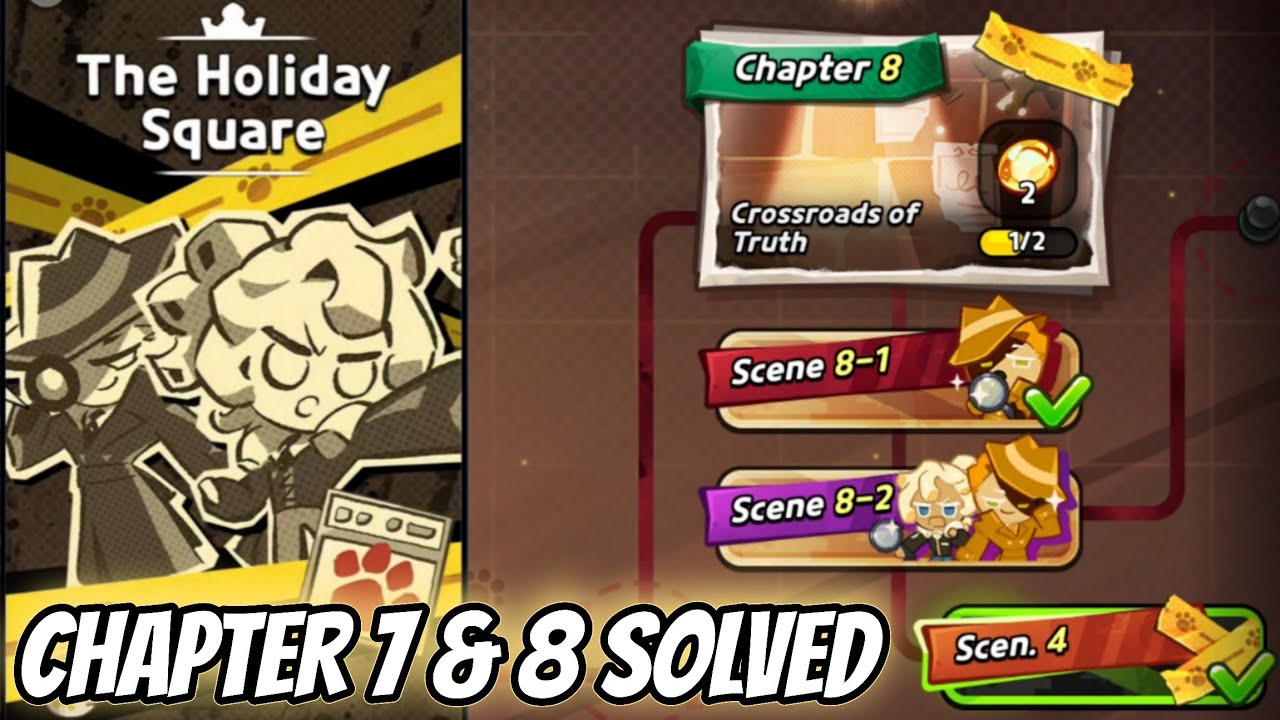 The Holiday Square Chapter 7 & 8 ALL SCENED SOLVED! - YouTube