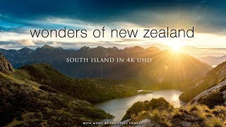 Wonders Of New Zealand: South Island 1Hr 4K Nature Relaxation | Ambient Dynamic Film (+Music)