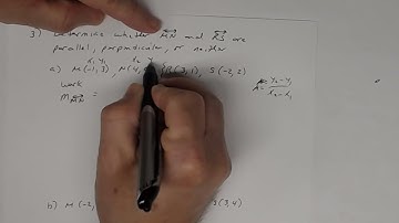 Determine if 2 Lines are Parallel, Perpendicular, or Neither Given 2 Points