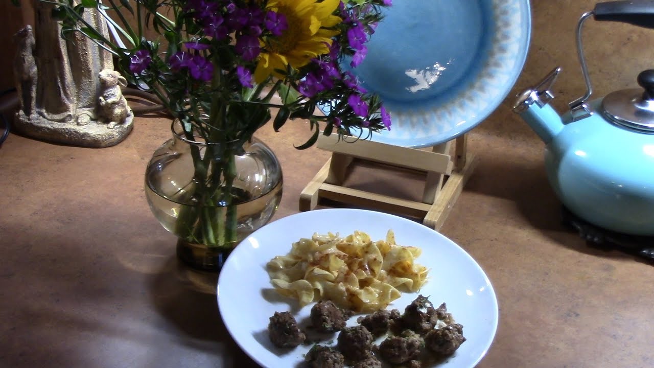 Swedish Meatballs and Noodles Romanoff