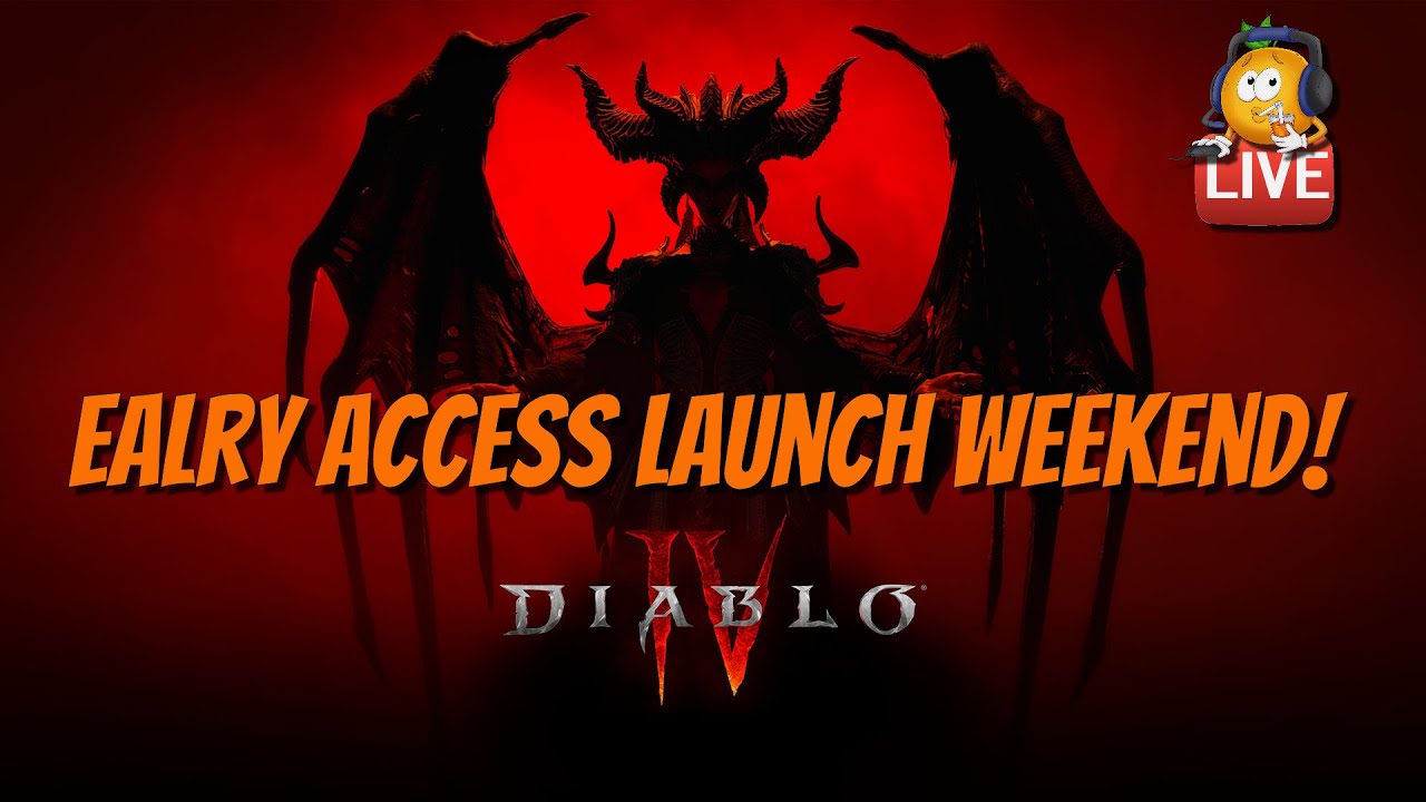 Diablo IV Early Access Launch Day! Barbarian Start! - YouTube