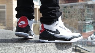 air jordan 3 tinker on feet